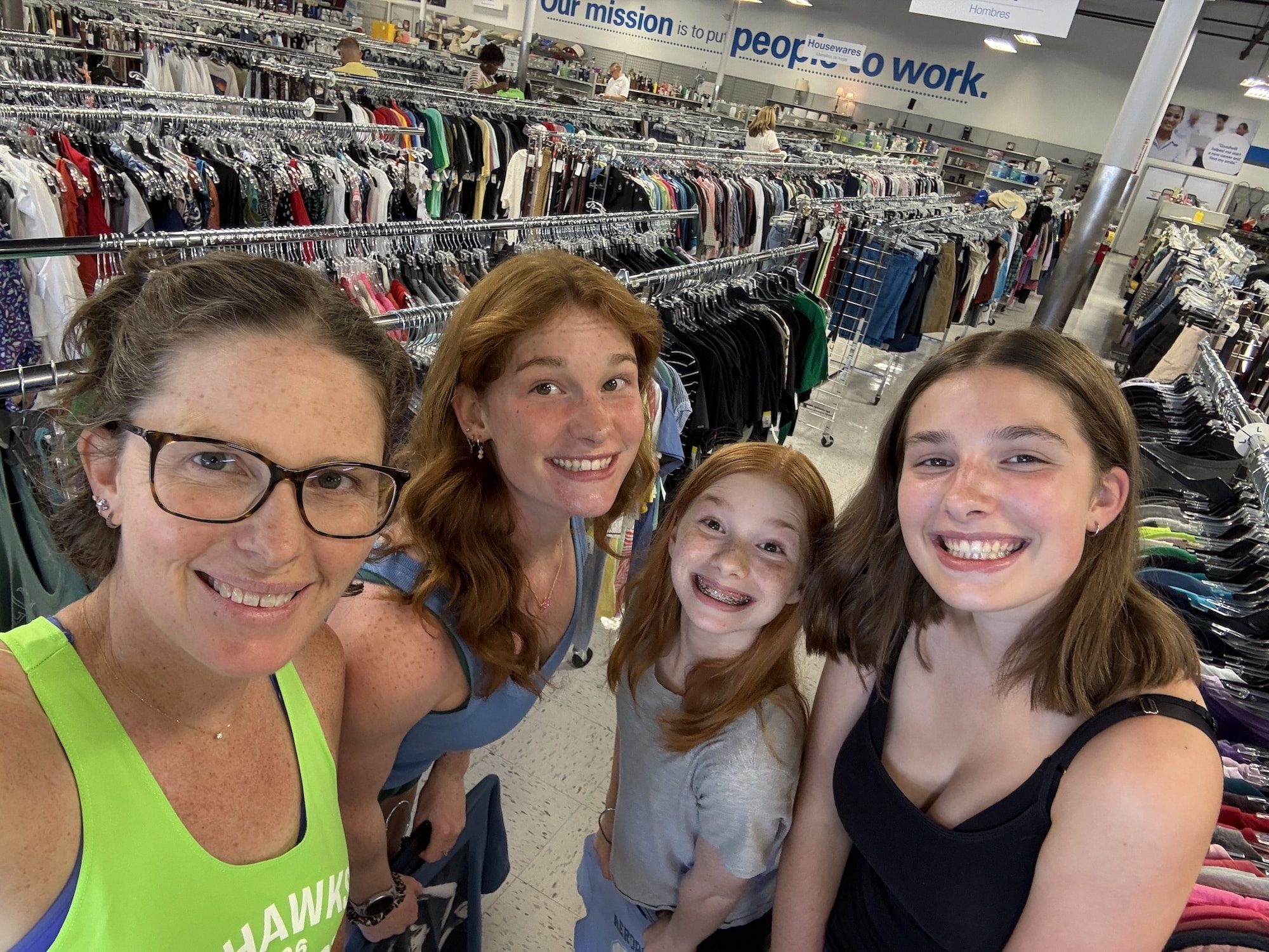 back to school shopping at goodwill mommy and me monday