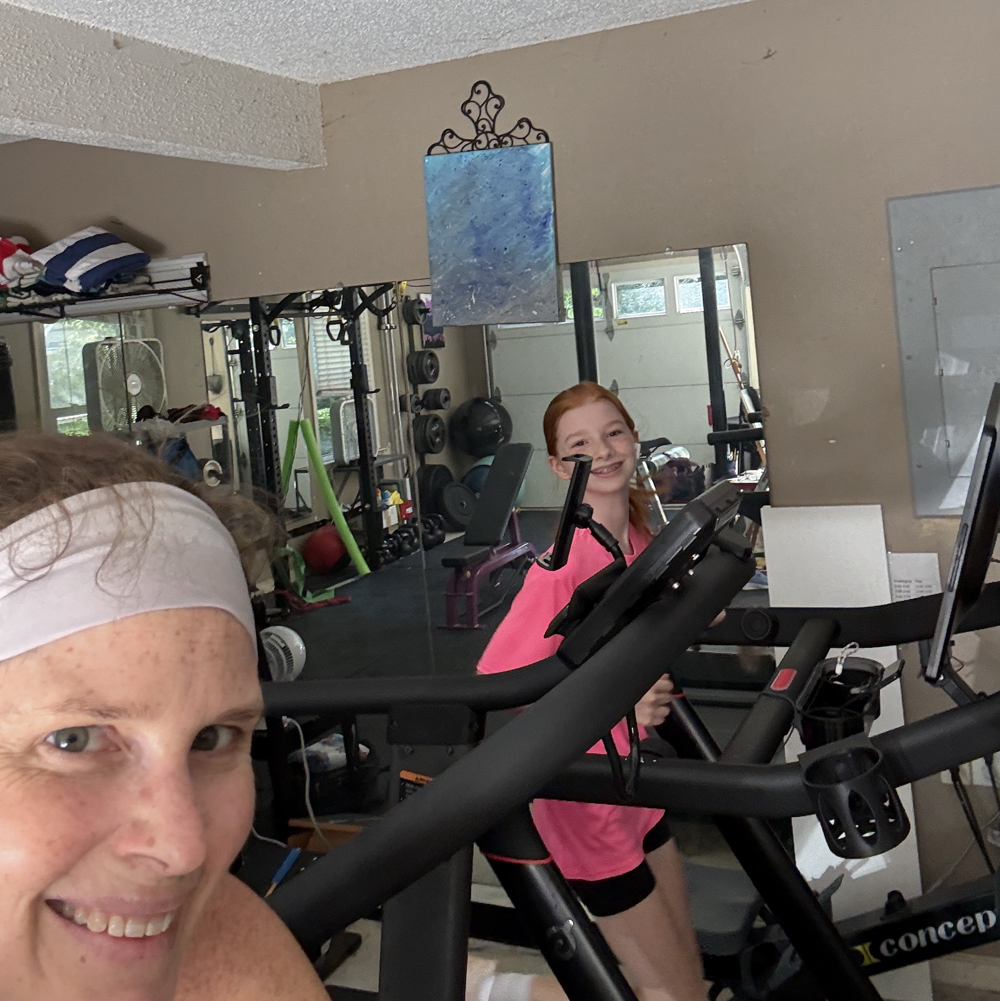 garage workout with b mommy and me monday